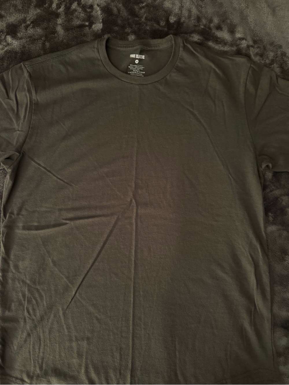 Men's Short Sleeve Crew Neck T-Shirt — Black